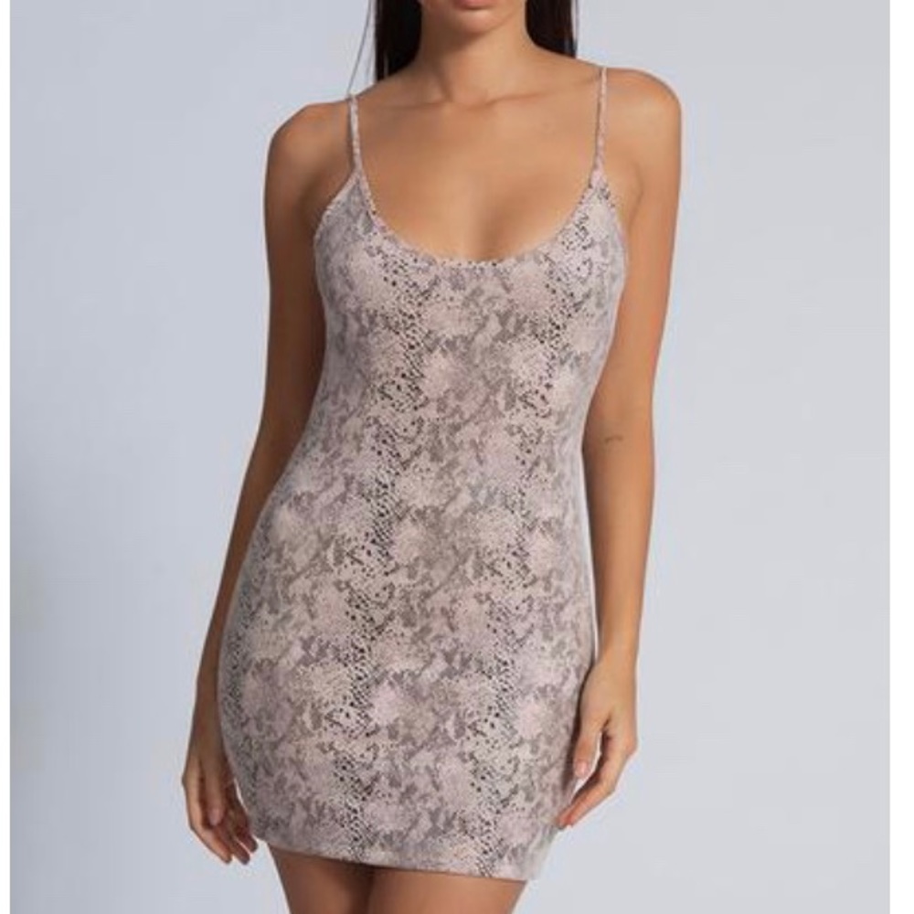 Snakeskin dress